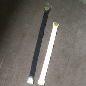 Two belts- stretchy
